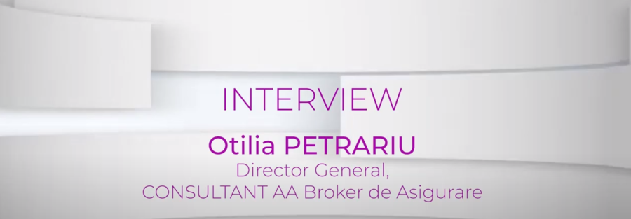 Otilia Petrariu Director General Consultant AA, interviu acordat XPRIM cu ocazia inmanarii premiilor Brokerilor de Asigurare 2021.