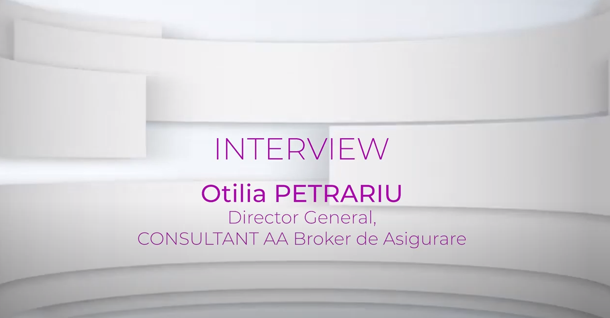 Otilia Petrariu Director General Consultant AA, interviu acordat XPRIM cu ocazia inmanarii premiilor Brokerilor de Asigurare 2021.